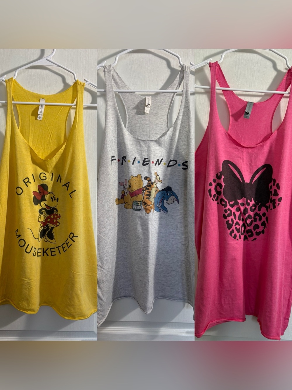 Disney tank top lot (3) all size XL